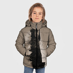 Куртка зимняя для мальчика Мистер робот 7, цвет: 3D-черный — фото 2