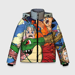 Куртка зимняя для мальчика Dragon Ball Team, цвет: 3D-черный