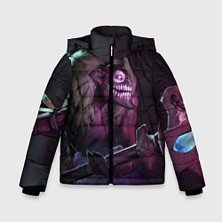 Куртка зимняя для мальчика Dazzle, цвет: 3D-черный