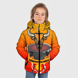 Куртка зимняя для мальчика Повар 9, цвет: 3D-светло-серый — фото 2