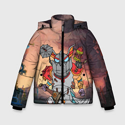Куртка зимняя для мальчика Фан Клокверк из Доты, цвет: 3D-светло-серый