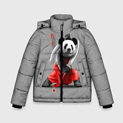 Куртка зимняя для мальчика Master Panda, цвет: 3D-красный