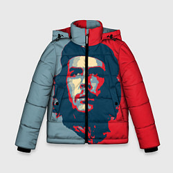 Куртка зимняя для мальчика Che Guevara, цвет: 3D-черный