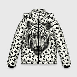 Куртка зимняя для мальчика Tiger Dreams, цвет: 3D-черный