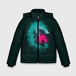 Куртка зимняя для мальчика Shark Vortex, цвет: 3D-черный