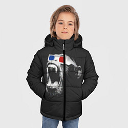 Куртка зимняя для мальчика 3D Monkey, цвет: 3D-черный — фото 2