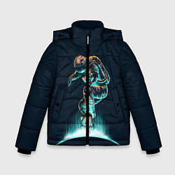 Зимняя куртка для мальчика Планетарный скейтбординг