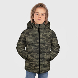 Куртка зимняя для мальчика Камуфляж рыбака, цвет: 3D-светло-серый — фото 2