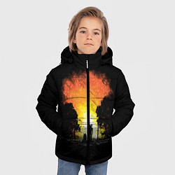Куртка зимняя для мальчика Wasteland Apocalypse, цвет: 3D-светло-серый — фото 2