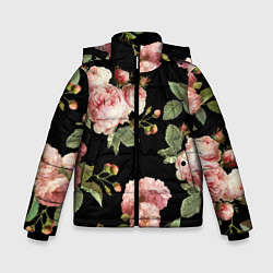 Куртка зимняя для мальчика TOP Roses, цвет: 3D-светло-серый