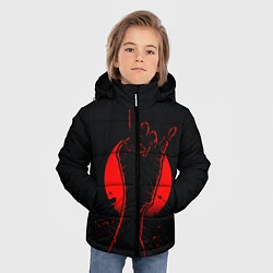 Куртка зимняя для мальчика Zombie Rock, цвет: 3D-светло-серый — фото 2