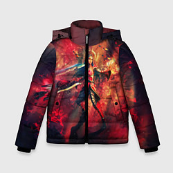Куртка зимняя для мальчика Red, цвет: 3D-черный