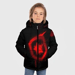 Куртка зимняя для мальчика Gambit: Black collection, цвет: 3D-черный — фото 2