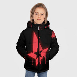 Куртка зимняя для мальчика Astralis: Black collection, цвет: 3D-черный — фото 2