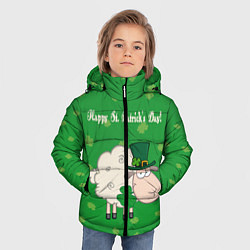 Куртка зимняя для мальчика Ирландия, цвет: 3D-светло-серый — фото 2