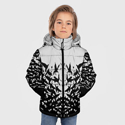 Куртка зимняя для мальчика Птичий вихрь, цвет: 3D-красный — фото 2