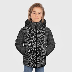 Куртка зимняя для мальчика Joy Division: Unknown Pleasures, цвет: 3D-черный — фото 2