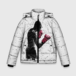Куртка зимняя для мальчика Hope Faith, цвет: 3D-черный