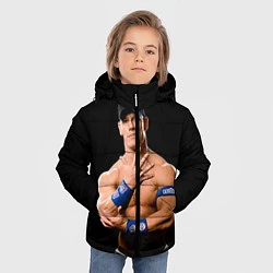 Куртка зимняя для мальчика Джон Сина борец, цвет: 3D-черный — фото 2