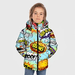 Куртка зимняя для мальчика Pop Art, цвет: 3D-черный — фото 2