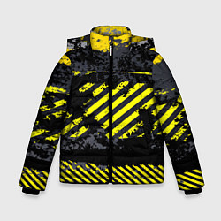 Куртка зимняя для мальчика Grunge Line, цвет: 3D-светло-серый