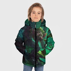 Куртка зимняя для мальчика Twitch, цвет: 3D-светло-серый — фото 2