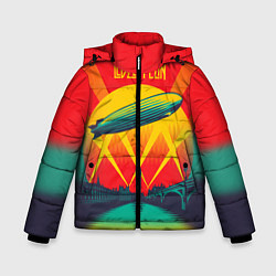 Куртка зимняя для мальчика Led Zeppelin: Hindenburg, цвет: 3D-черный