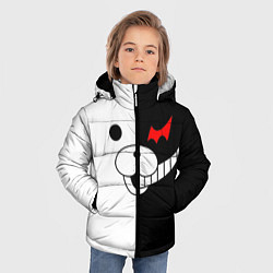 Куртка зимняя для мальчика Monokuma, цвет: 3D-светло-серый — фото 2
