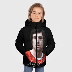 Куртка зимняя для мальчика Харламов, цвет: 3D-черный — фото 2