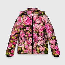 Куртка зимняя для мальчика Розовый рай, цвет: 3D-светло-серый