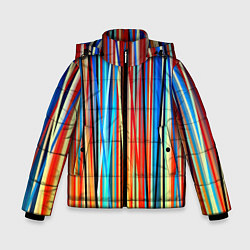 Зимняя куртка для мальчика Colored stripes