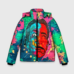 Куртка зимняя для мальчика Dali Art, цвет: 3D-красный
