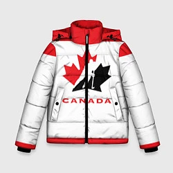 Куртка зимняя для мальчика Canada Team, цвет: 3D-светло-серый
