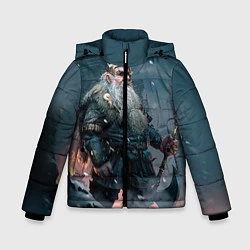 Куртка зимняя для мальчика Witcher gwent 7, цвет: 3D-черный