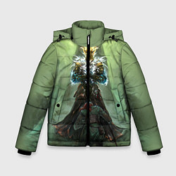 Куртка зимняя для мальчика TES: Heaven Knight, цвет: 3D-красный