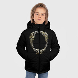 Куртка зимняя для мальчика TES 8, цвет: 3D-черный — фото 2
