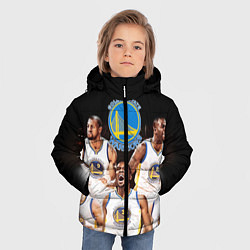 Куртка зимняя для мальчика Golden State Warriors 5, цвет: 3D-черный — фото 2