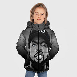 Куртка зимняя для мальчика Ice Cube: Gangsta, цвет: 3D-светло-серый — фото 2