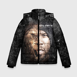 Куртка зимняя для мальчика 50 cent: Animal ambition, цвет: 3D-черный