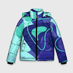 Куртка зимняя для мальчика Sky pattern, цвет: 3D-черный