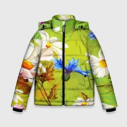 Зимняя куртка для мальчика Цветочный мир