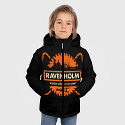 Куртка зимняя для мальчика Ravenholm, цвет: 3D-светло-серый — фото 2