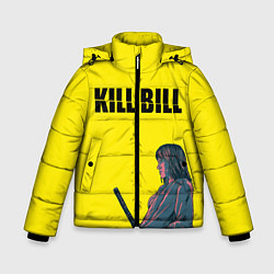Куртка зимняя для мальчика Kill Bill, цвет: 3D-черный