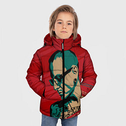 Куртка зимняя для мальчика Chester Bennington, цвет: 3D-светло-серый — фото 2
