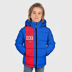 Куртка зимняя для мальчика ЦСКА Форма, цвет: 3D-светло-серый — фото 2