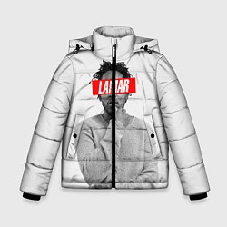 Куртка зимняя для мальчика Lamar Supreme, цвет: 3D-черный