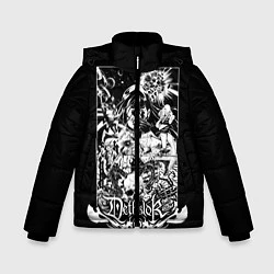 Куртка зимняя для мальчика Dethklok: Metalocalypse, цвет: 3D-красный