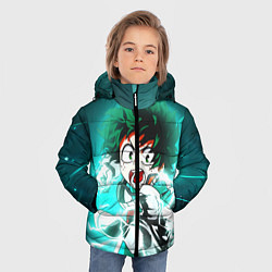 Куртка зимняя для мальчика Моя геройская академия, цвет: 3D-красный — фото 2