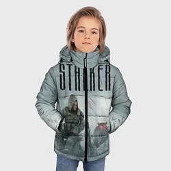 Куртка зимняя для мальчика STALKER: Dusk, цвет: 3D-черный — фото 2