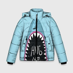 Куртка зимняя для мальчика Shark: Hug me, цвет: 3D-светло-серый